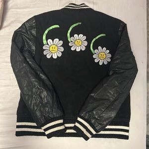 UNIF 666 Daisy Wool Bomber Jacket